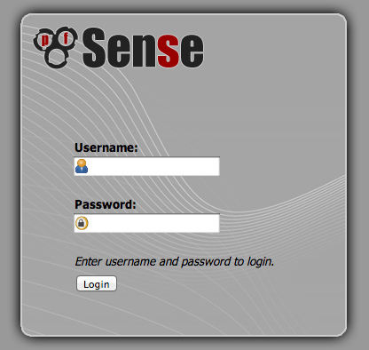 pfsense-login